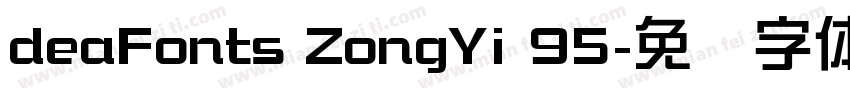 deaFonts ZongYi 95字体转换